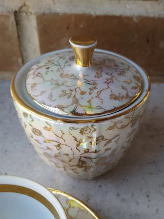 C.P. Limoges - Juego de Café 1950s de 15 Piezas