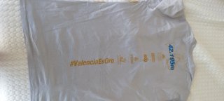 Camiseta Maratón Valencia 2017 Talla M Luanvi