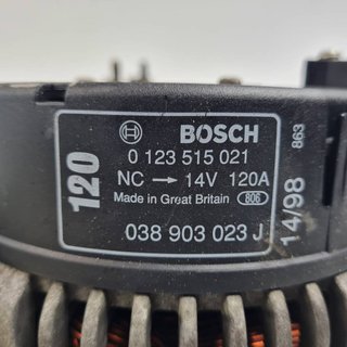 ALTERNADOR VOLKSWAGEN VOLKSWAGEN GOLF IV BERLINA (1J1) 1997-2003