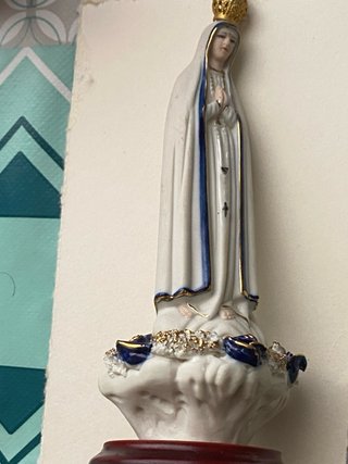 Virgen de Fátima Porcelana Portugal