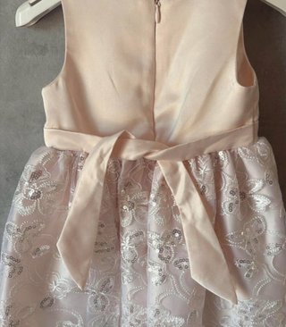 Vestitino cerimonia bambina con fiocco