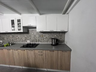 Muebles de cocina madera y cristal