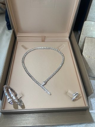 Conjunto Serpiente Moissanite Diamantes