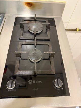 Encimera de gas Balay 2 fuegos a gas
