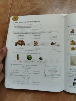 Matemáticas 4o de Primaria