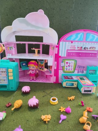 Pastelería Pinypon con accesorios