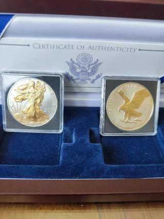 2 Onzas Plata American Silver Eagle 35 Aniversario