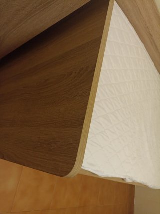 Cama nido de color nogal