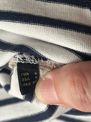 Camiseta marinera Massimo Dutti Talla S