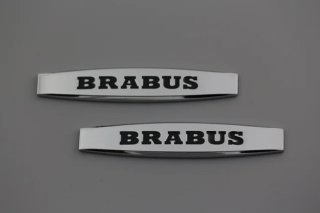 EMBLEMA LOGO MERCEDES BRABUS CROMADO