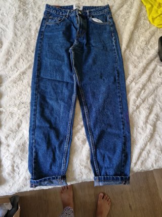 Lote 3 Vaqueros Mango, Zara, Desigual T.36