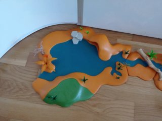 Playmobil Río con Tronco Paso ideal Belén ZX