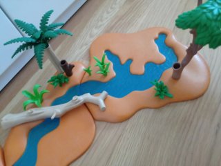 Playmobil Río con Tronco Paso ideal Belén ZX