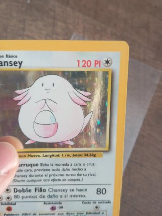 Carta Pokemon Chansey Base Set