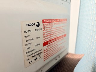 Microondas Fagor 800W