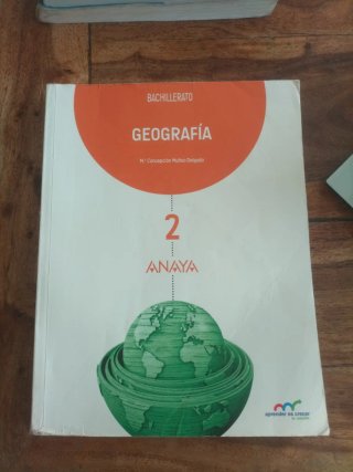 Geografía, 2 Bachillerato