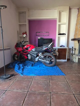 Honda CBR Sportbike Roja y Negra