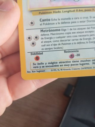 Clefairy Pokemon Carta Base Set