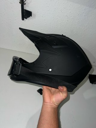 Casco de Cross Homologado Negro