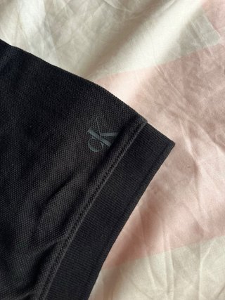 Polo Calvin Klein Jeans S Bianco/Nero