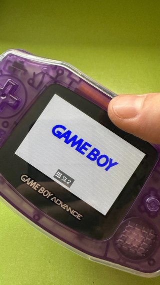Nintendo Game Boy Advance Morado transparente