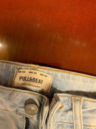 Bermuda tejana Pull&Bear desgastada