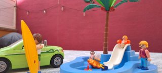 Playmobil 6069 Surfista + Piscina 6673