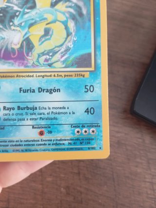 Gyarados Pokemon Carta Base Set