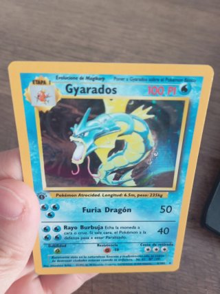 Gyarados Pokemon Carta Base Set