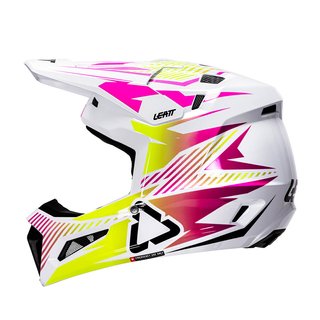 OFERTA! KIT CASCO LEATT MOTO 3.5 V26 ROSA