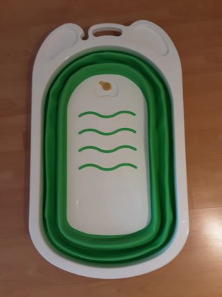 Bañera infantil plegable verde