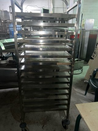 Carro de panadería de acero inoxidable (HAY 6)