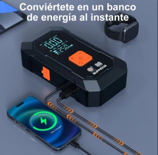 Arrancador compresor para coche