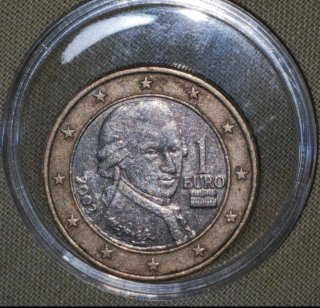 Moneda 1 Euro España 2002 - Exceso Metal