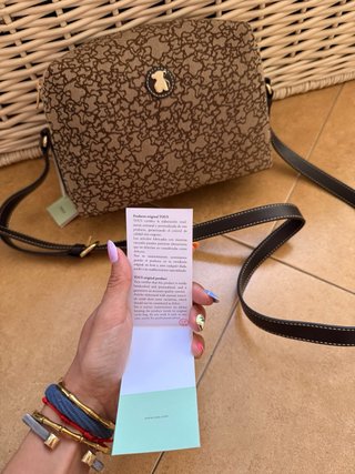 Bolso bandolera Tous Kaos Mini café