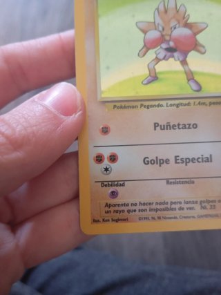Carta Pokemon Hitmonchan Base Set