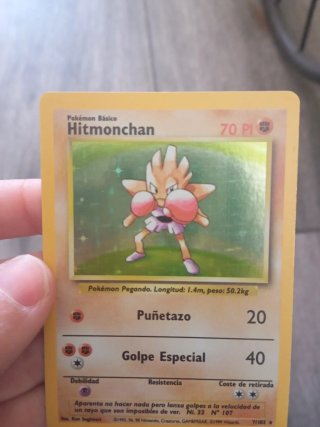 Carta Pokemon Hitmonchan Base Set