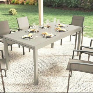 Mesa extensible de jardín