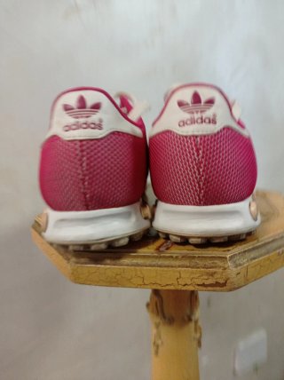 Scarpe da ginnastica rosa e bianche taglia 38