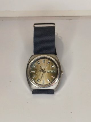 Reloj Exactus Automático Gris y Plateado