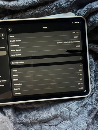 iPad Pro 11 2ª Gen 128GB + Apple Pencil