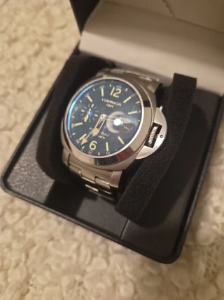 Panerai Luminor GMT Automatico Quadrante Blu