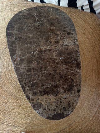 Eleonora mesa de centro ovalada mármol Emperador