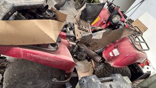 Quad Kawasaki 650 averiado - Despiece