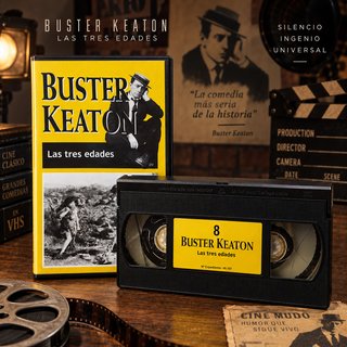 VHS Buster Keaton Las tres edades