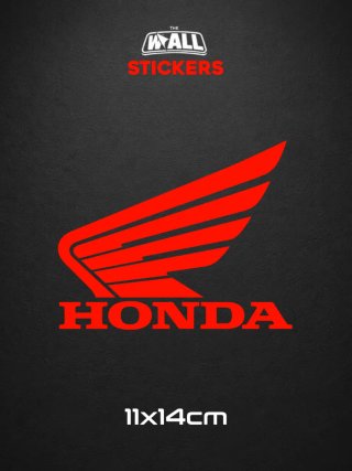 Adhesivo Honda Rojo