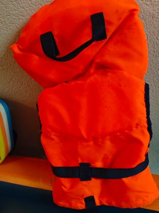 Chaleco salvavidas infantil naranja