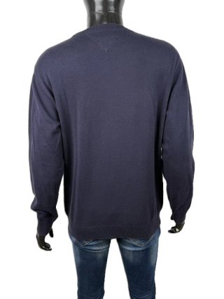 Maglione Tommy Hilfiger Uomo XL Cotone Blu Logo