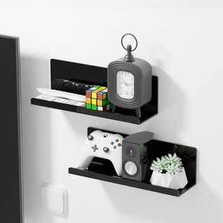 Estantería pared acrílico Toski 30cm sin taladro