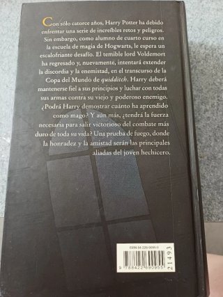 Harry Potter y el Caliz de Fuego